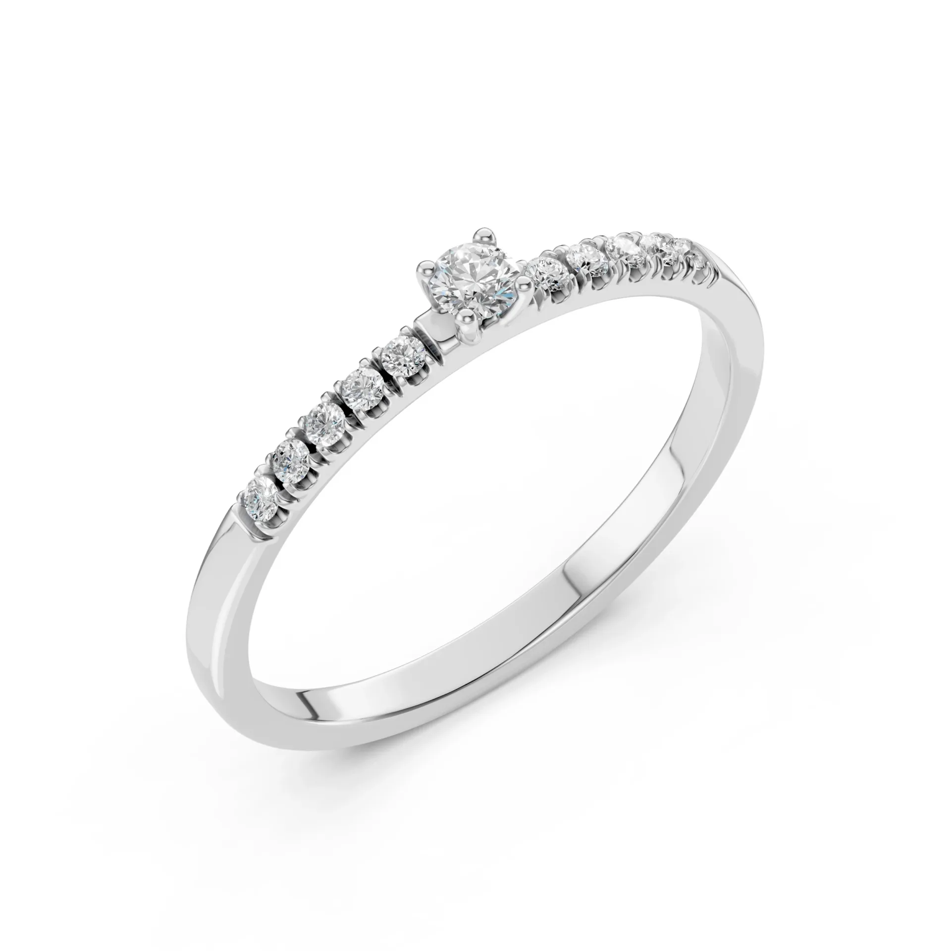 Каблучка Солітер Вічність 0.07 ct — 101-10126/2(2.6)