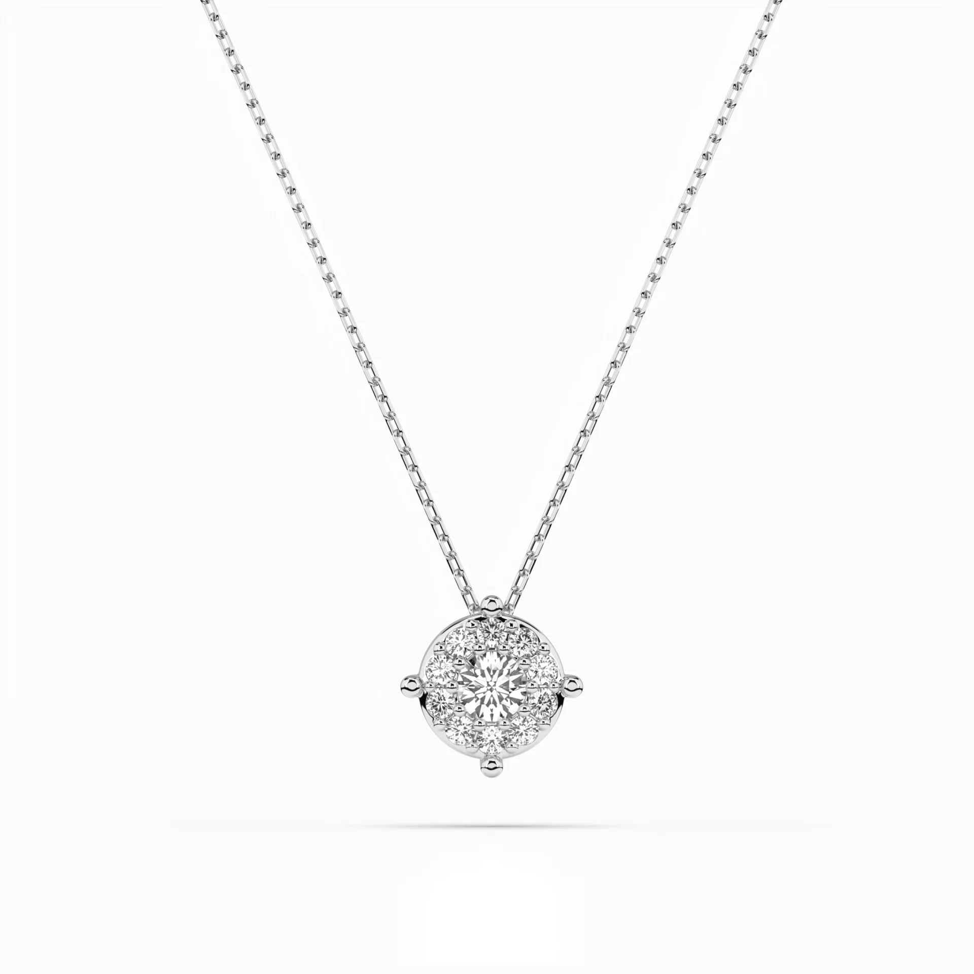 Кольє Солітер Вічність 0.06 ct — 104-10001(2.5)