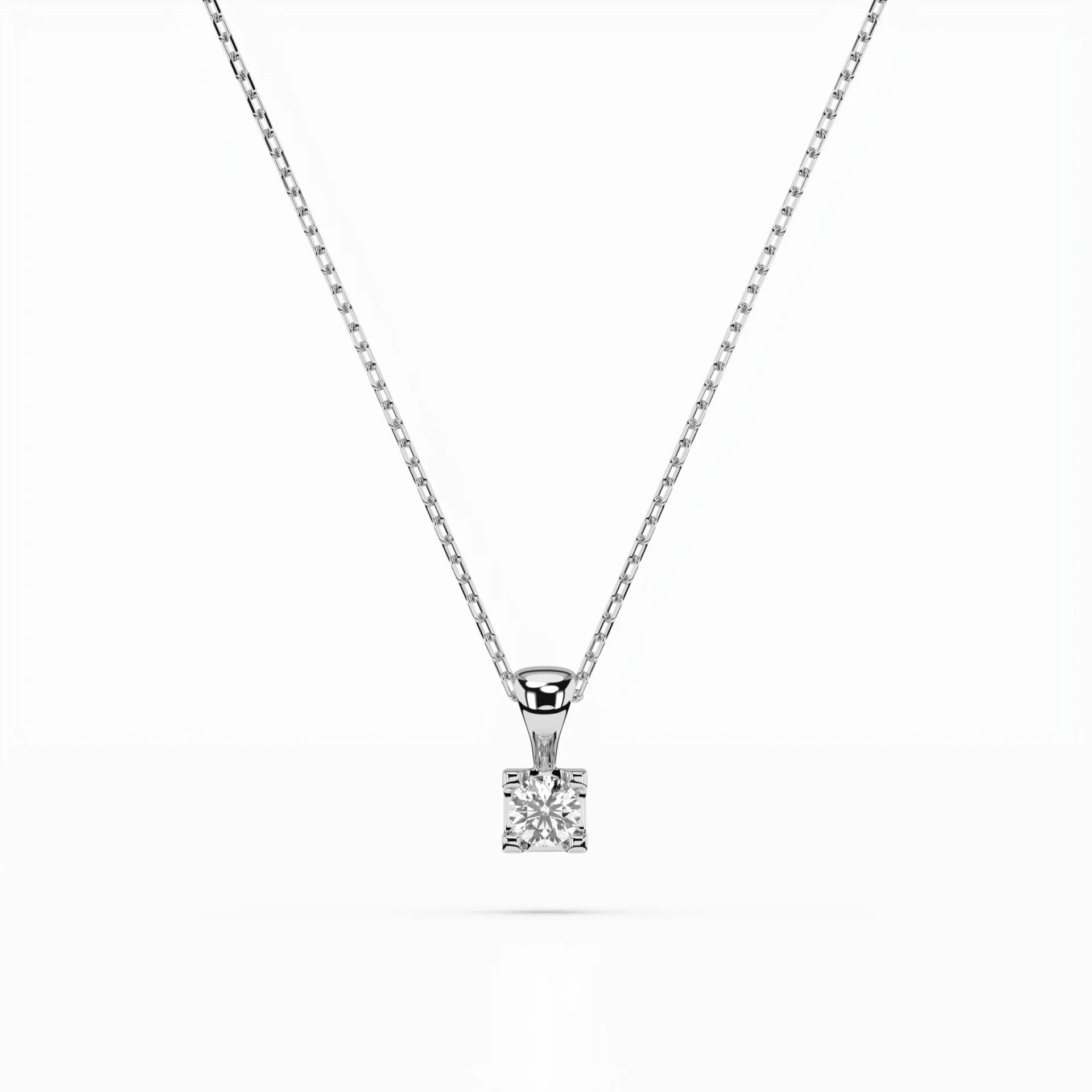 Кольє Солітер 0.08 ct — 104-10013(2.7)