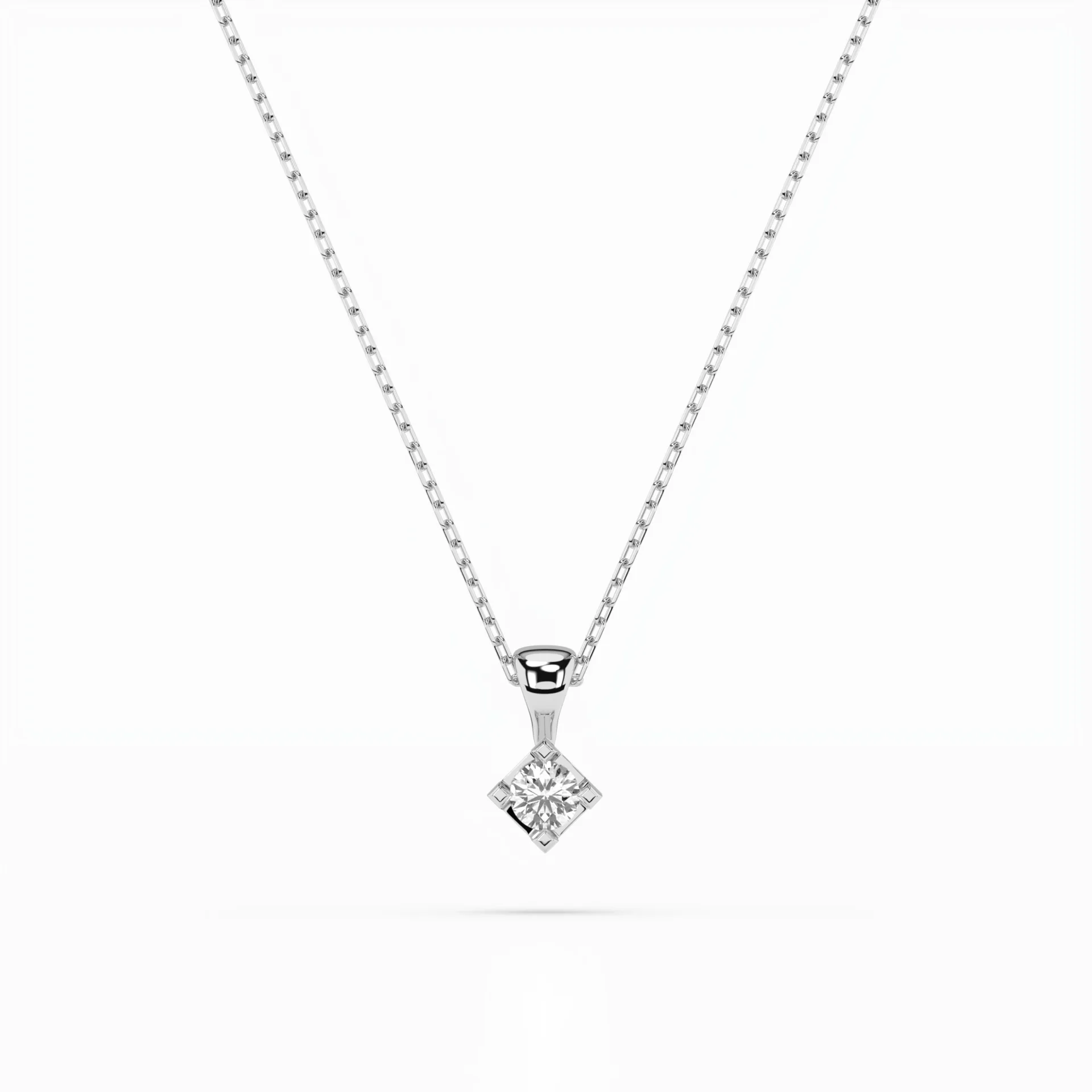 Кольє Солітер 0.08 ct — 104-10014(2.7)