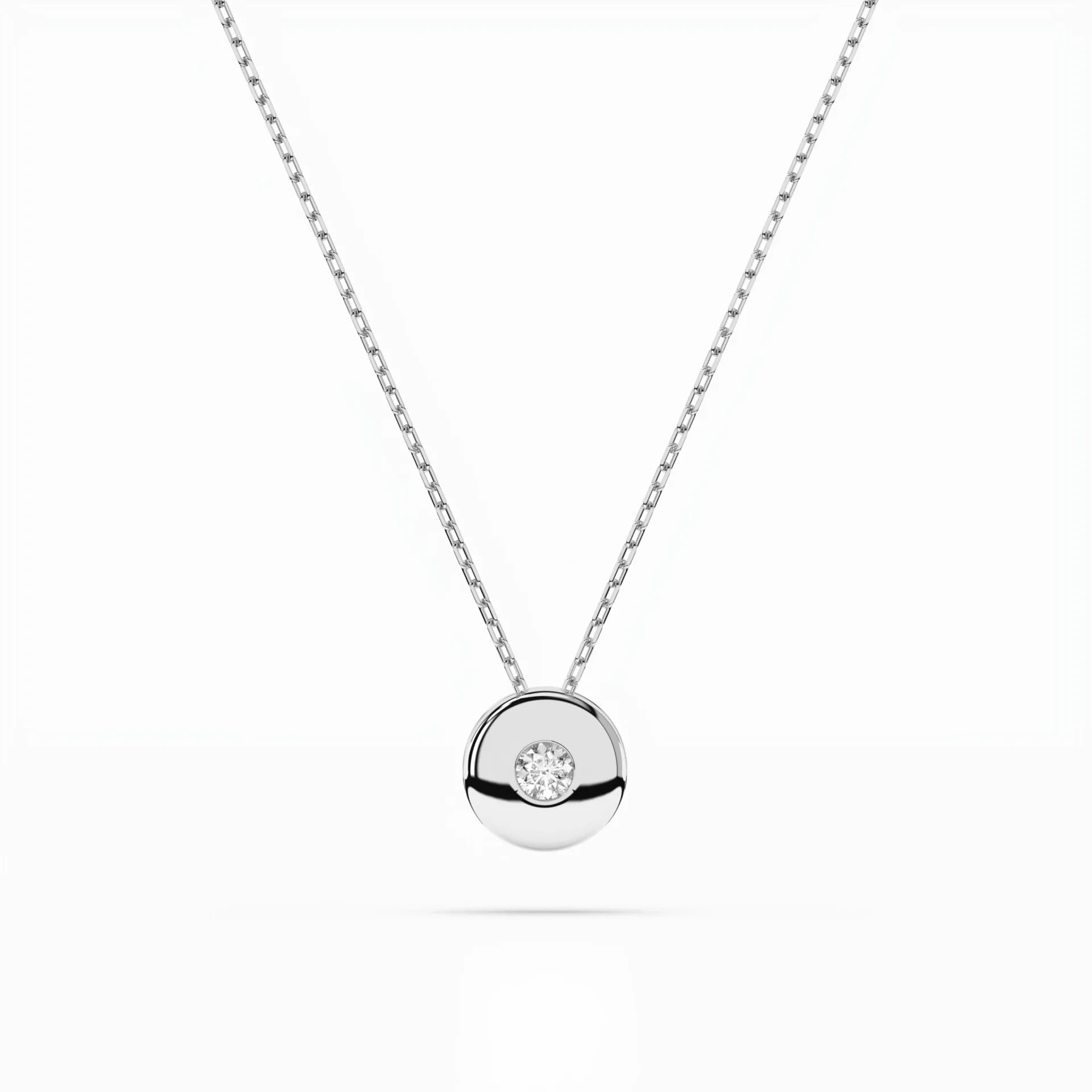 Кольє Солітер 0.04 ct — 104-10015(2.2)