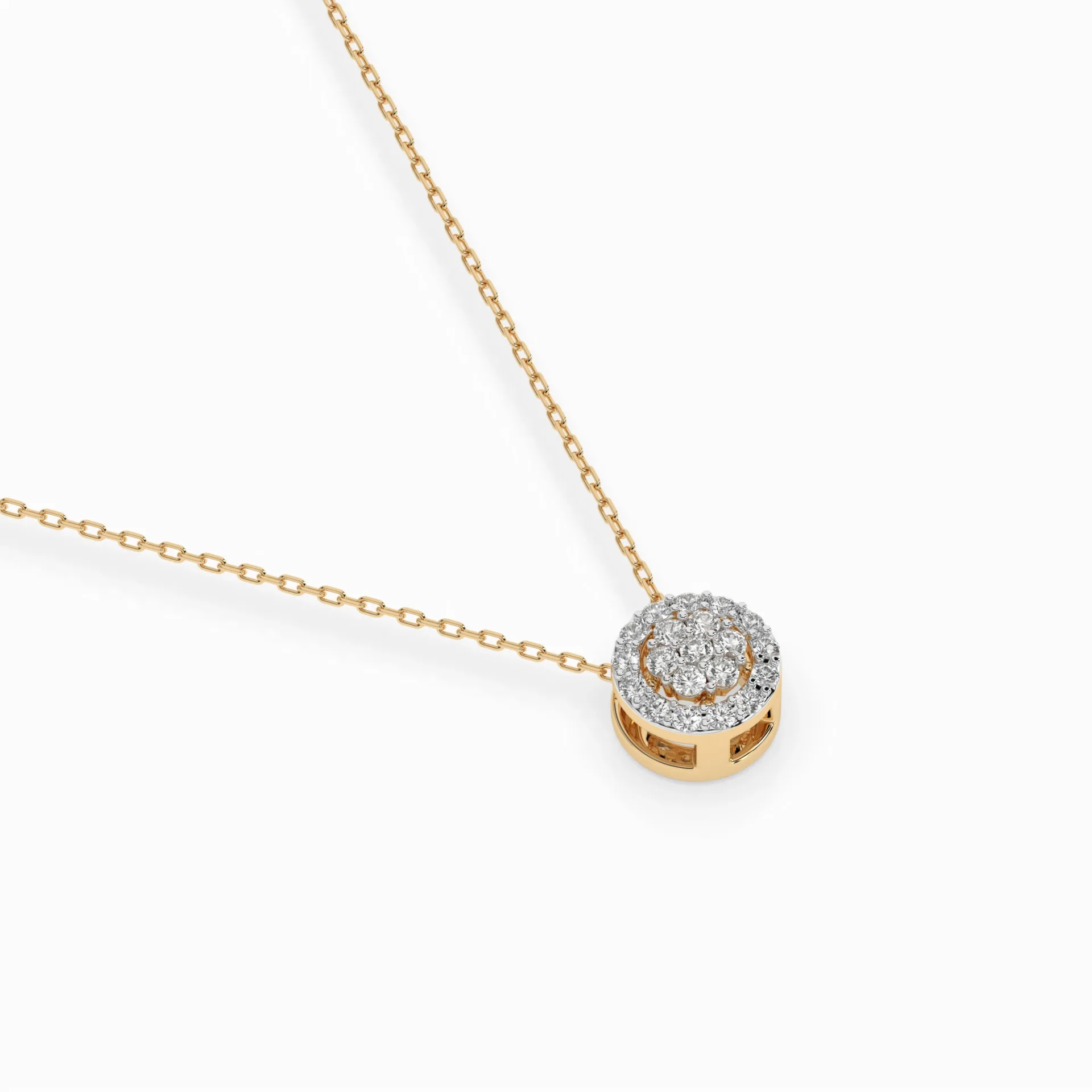 Кольє Ілюзія 0.08 ct — 104-10038 - Зображення 6