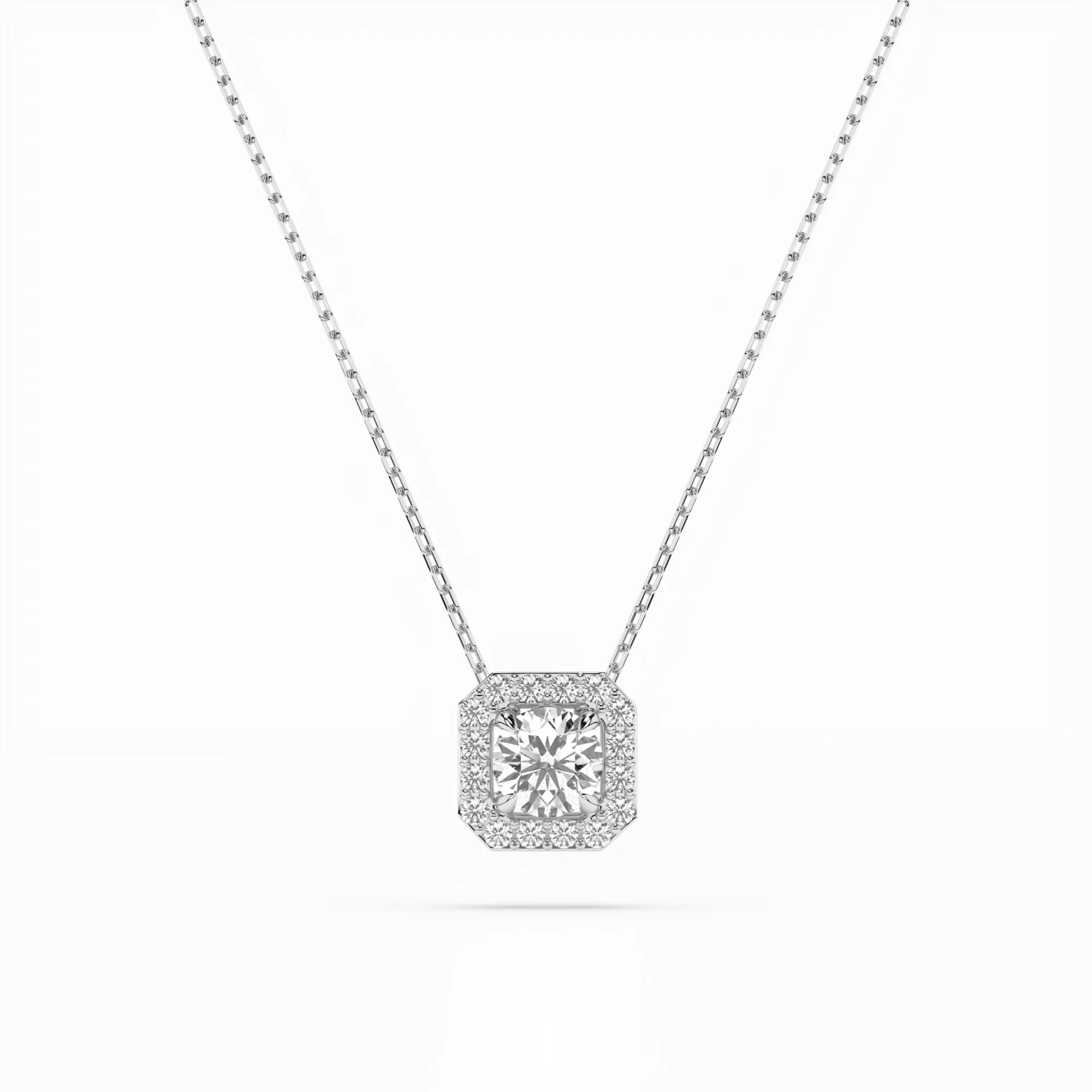 Кольє Солітер Вічність 0.2 ct — 104-10042(3.7)