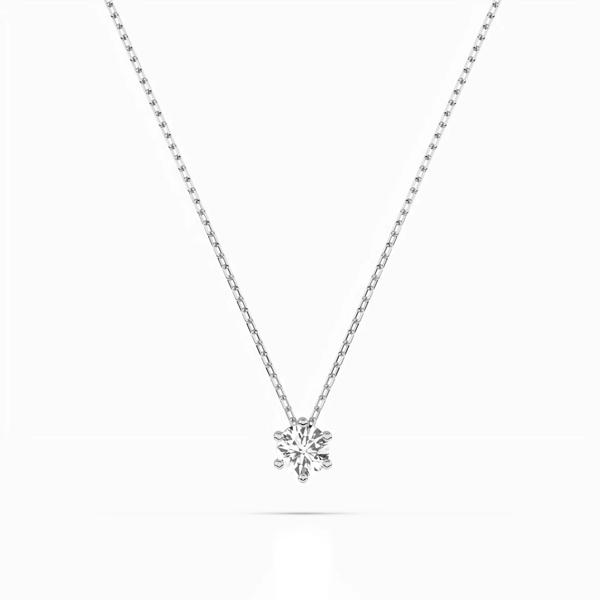 Кольє Солітер 0.15 ct — 104-10003(3.4)