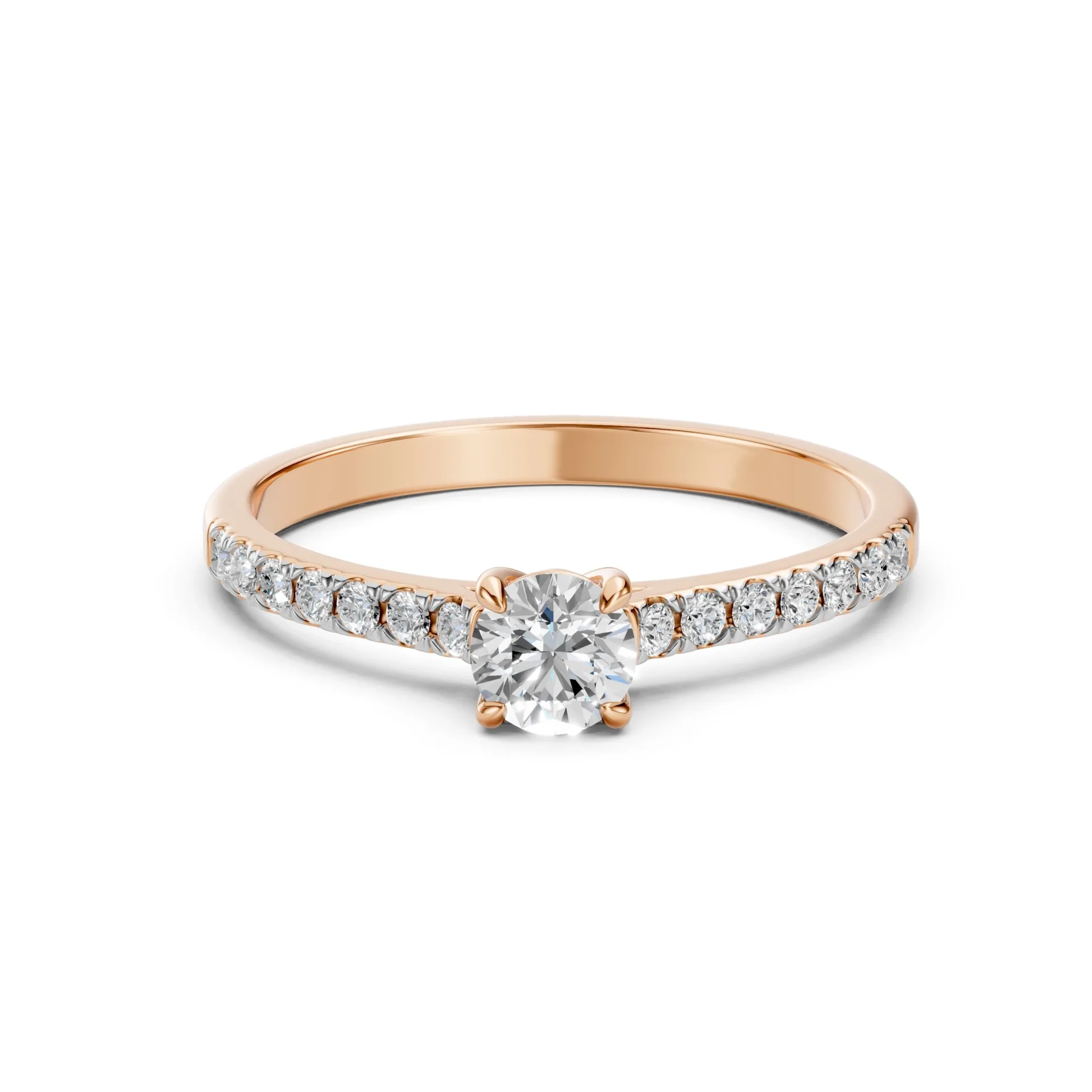 Каблучка Солітер Вічність 0.5 ct — 101-10094(5.1) - Зображення 8