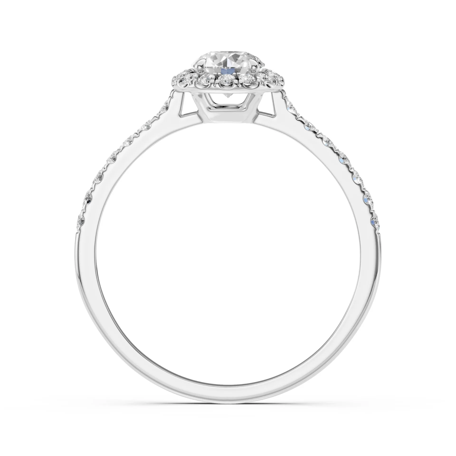 Каблучка Солітер Вічність 0.5 ct — 101-10095(5.1)