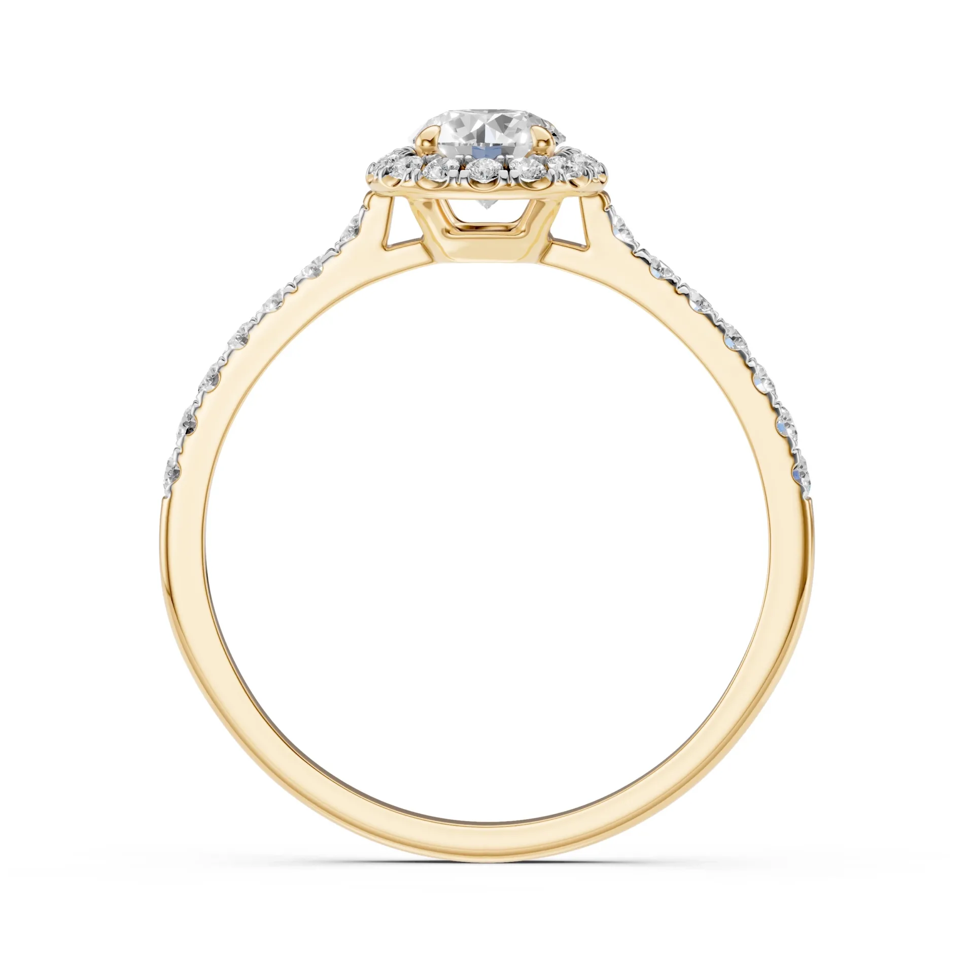 Каблучка Солітер Вічність 0.5 ct — 101-10095(5.1) - Зображення 4