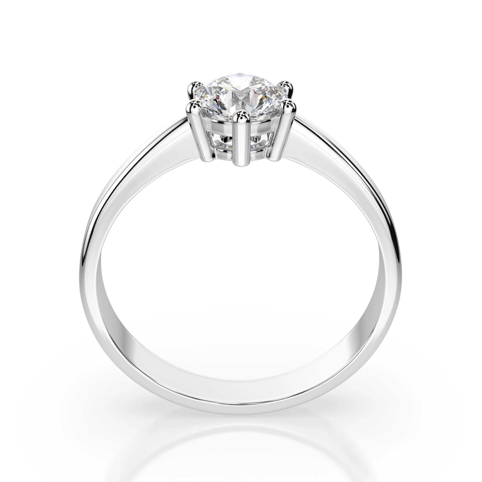 Каблучка Солітер  0.4 ct — 101-10151(4.7)