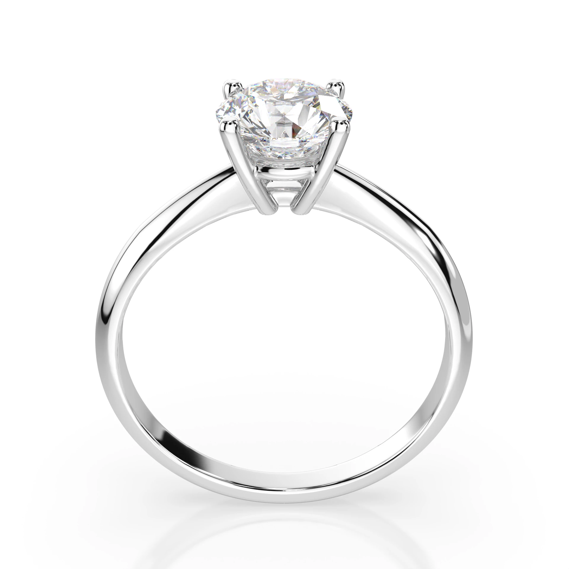 Каблучка Солітер 0.7 ct — 101-10021(5.7)