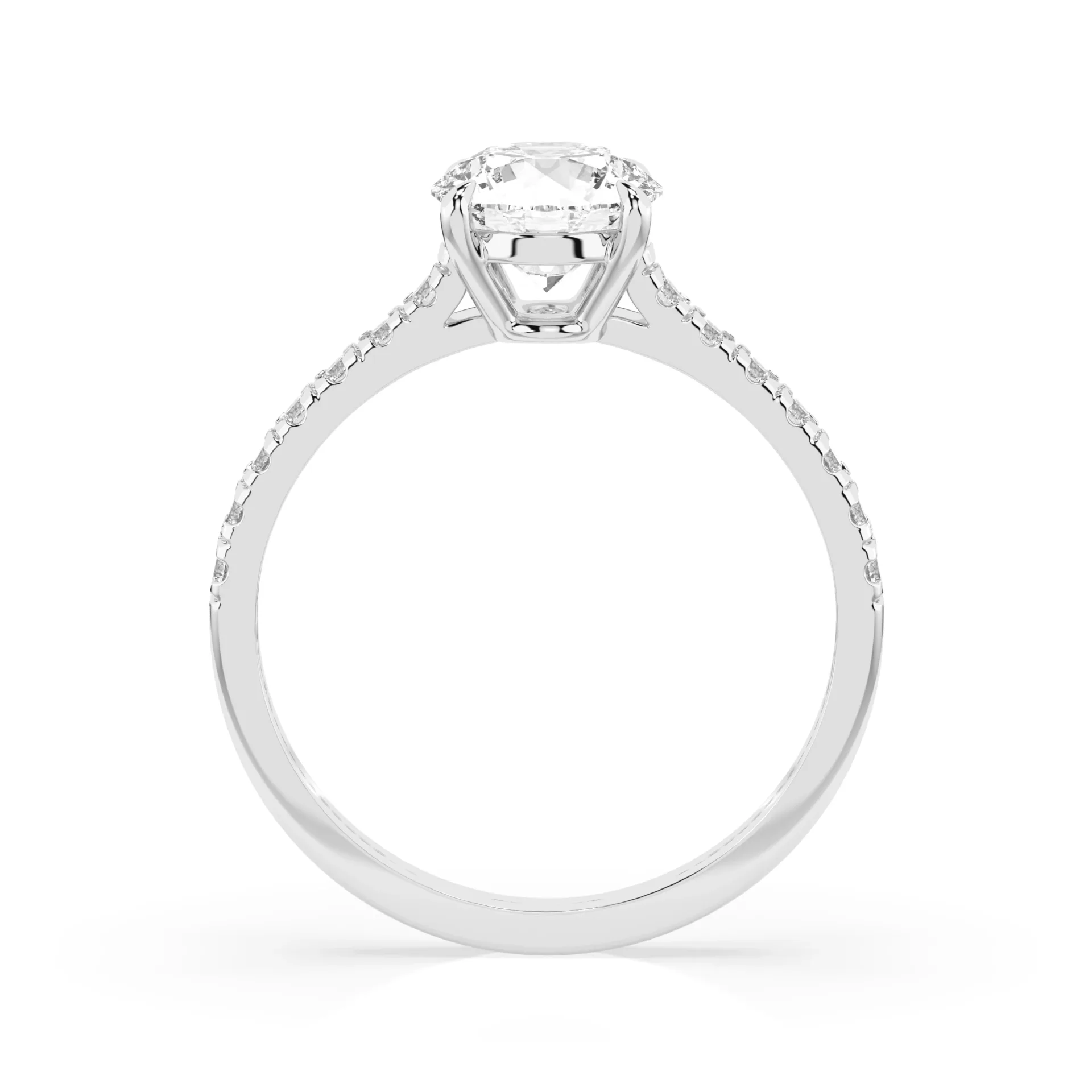 Каблучка Солітер Вічність 0.7 ct — 101-10094(5.7)