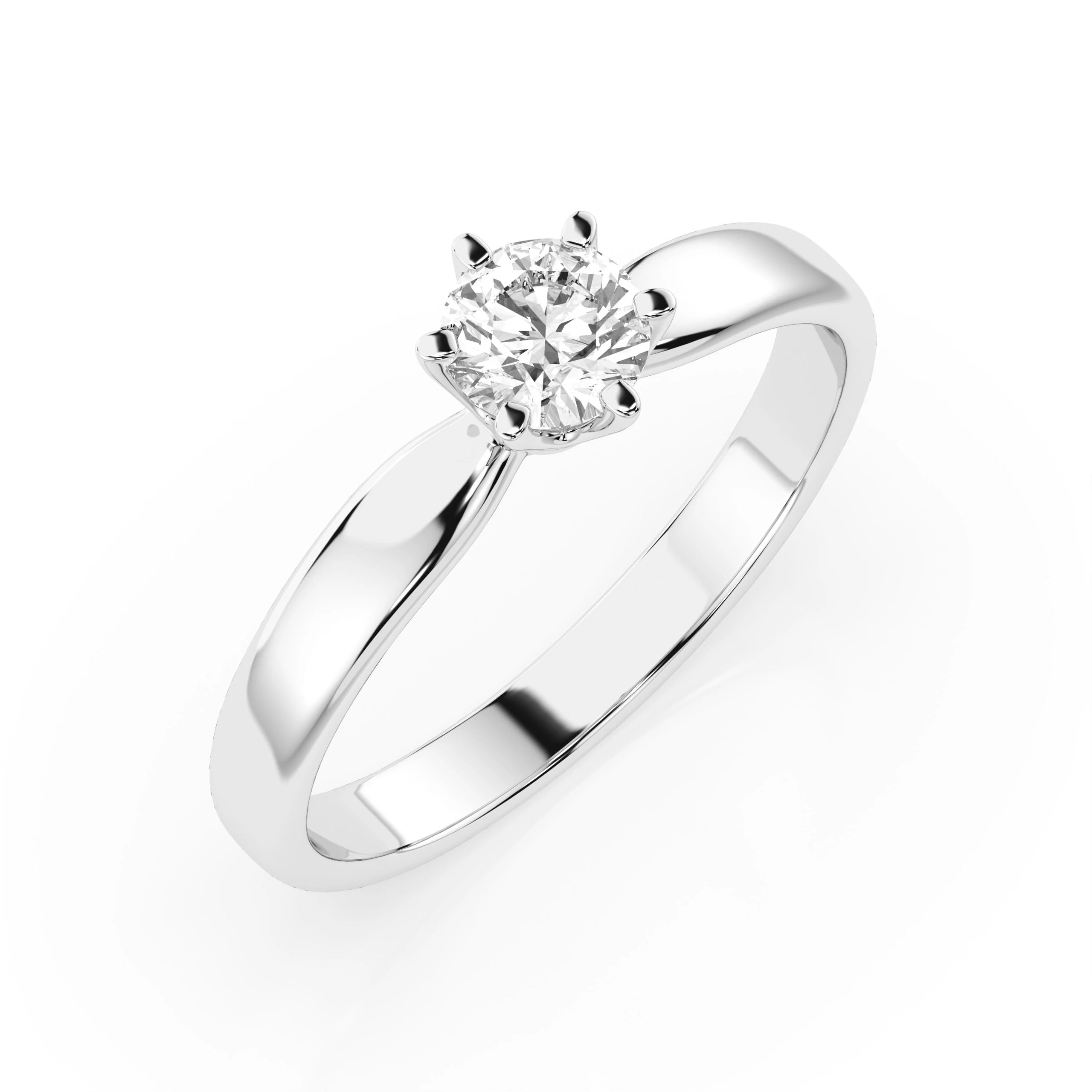 Каблучка Солітер 0.25 ct — 101-10040(4.0)