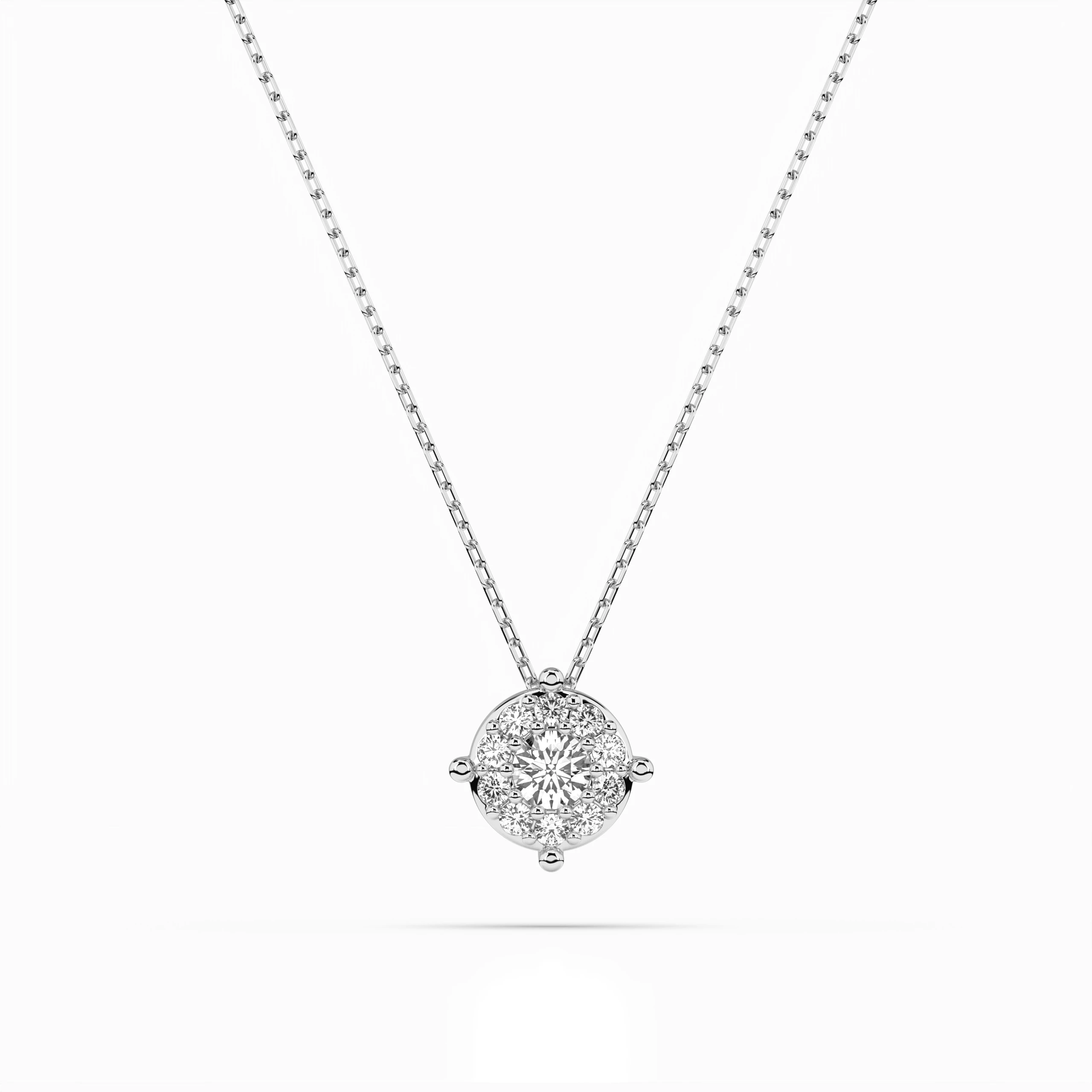 Кольє Солітер Вічність 0.06 ct — 104-10001(2.5)