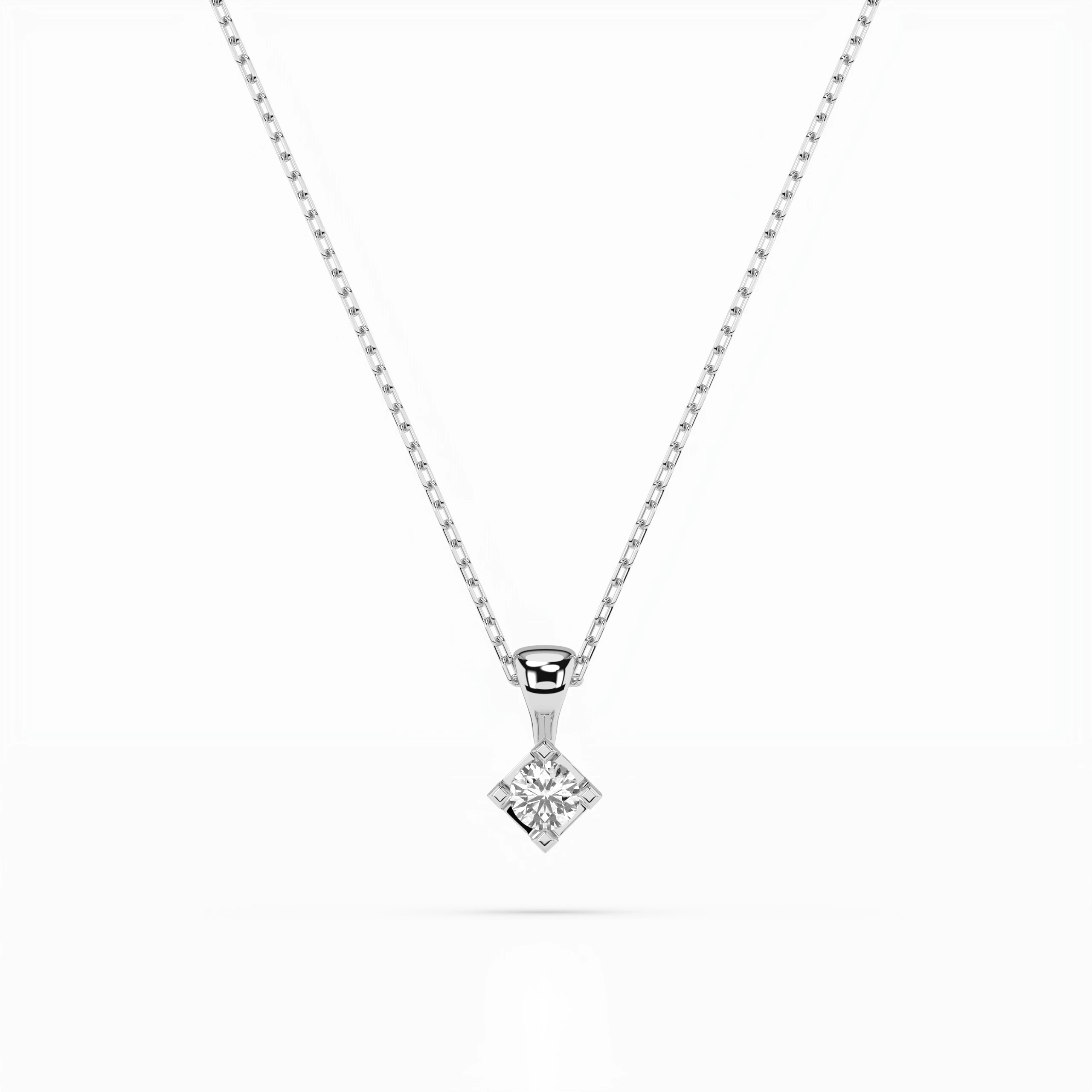 Кольє Солітер 0.08 ct — 104-10014(2.7)