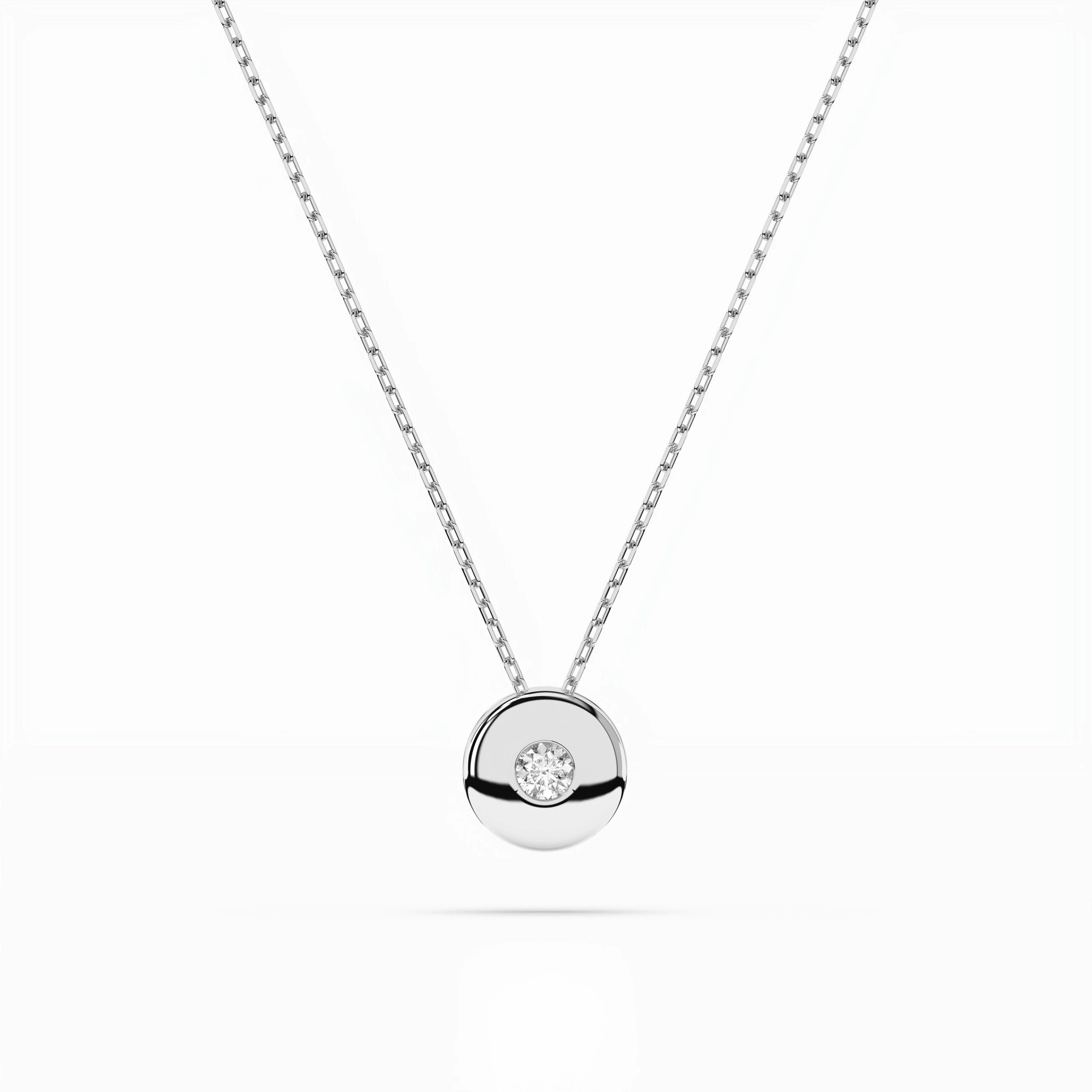 Кольє Солітер 0.04 ct — 104-10015(2.2)
