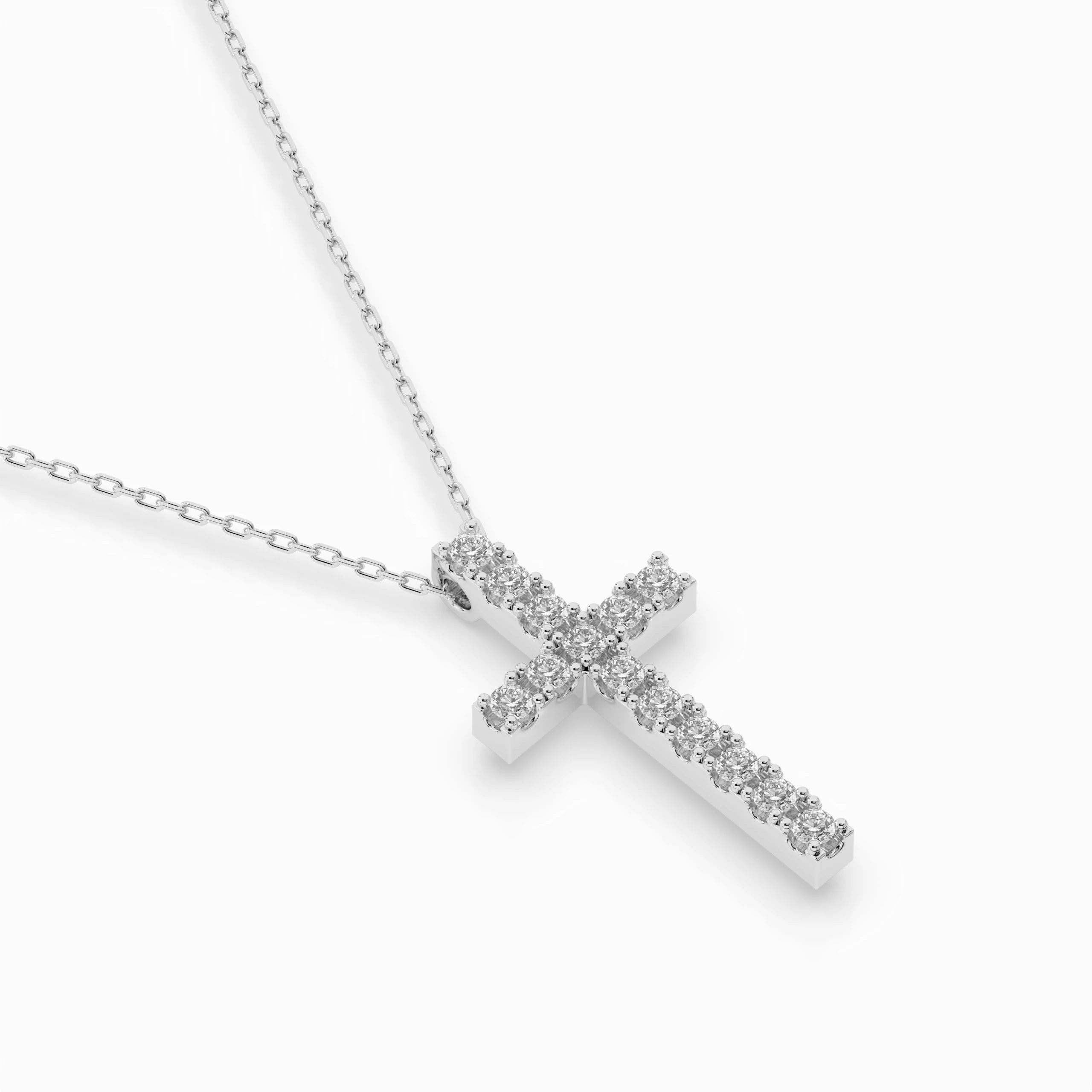 Кольє Мінімалізм 0.2 ct — 104-10025 - Зображення 3