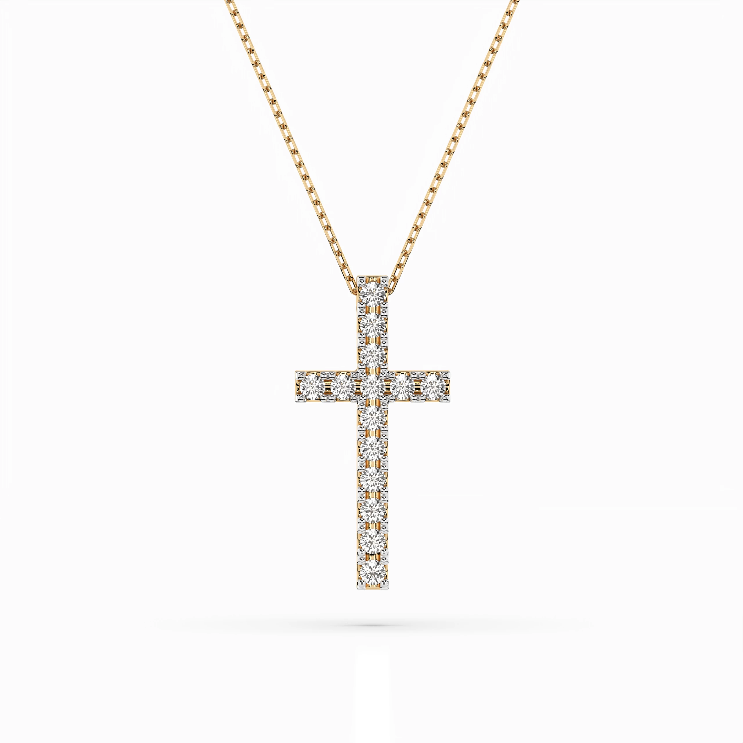 Кольє Мінімалізм 0.2 ct — 104-10025 - Зображення 4