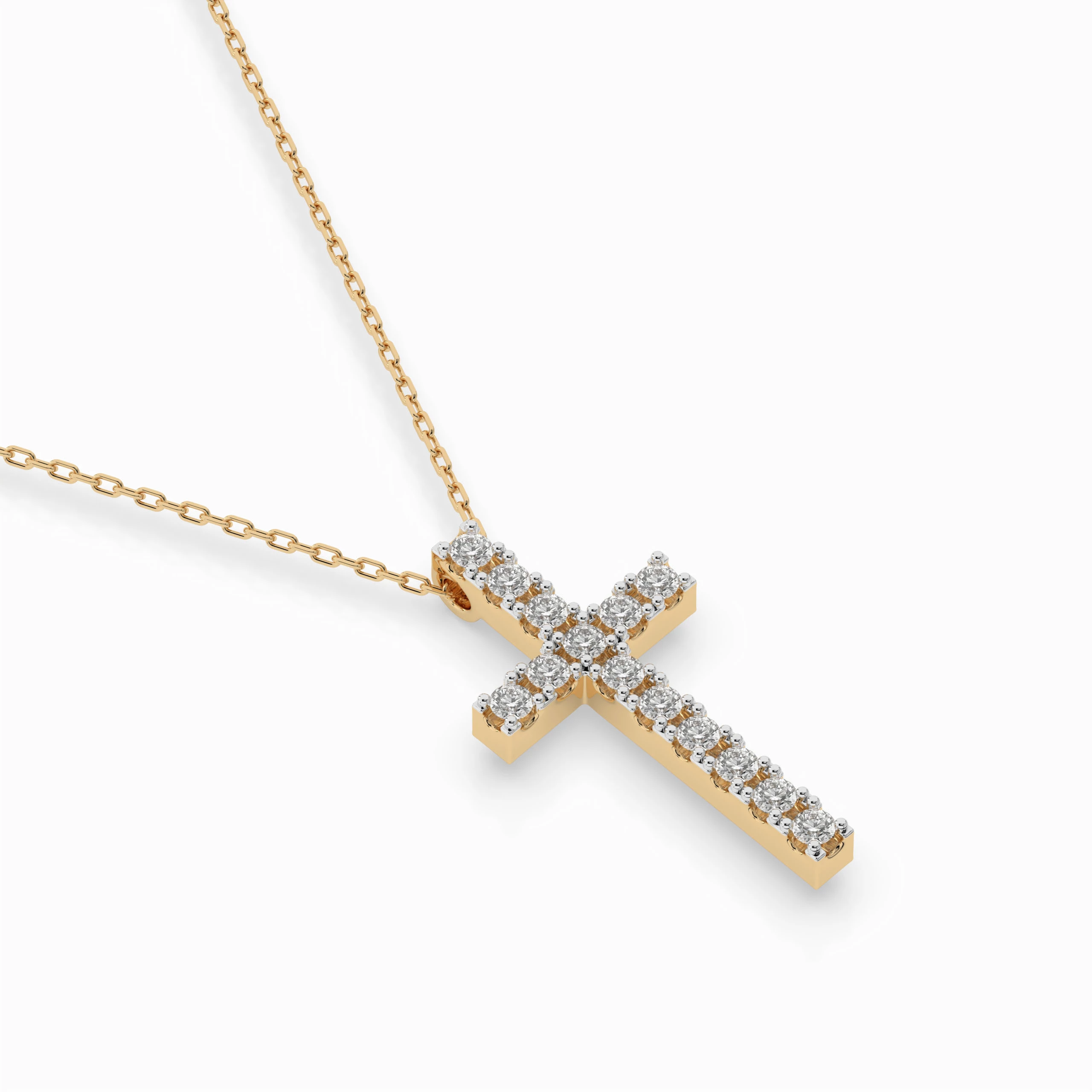 Кольє Мінімалізм 0.2 ct — 104-10025 - Зображення 6