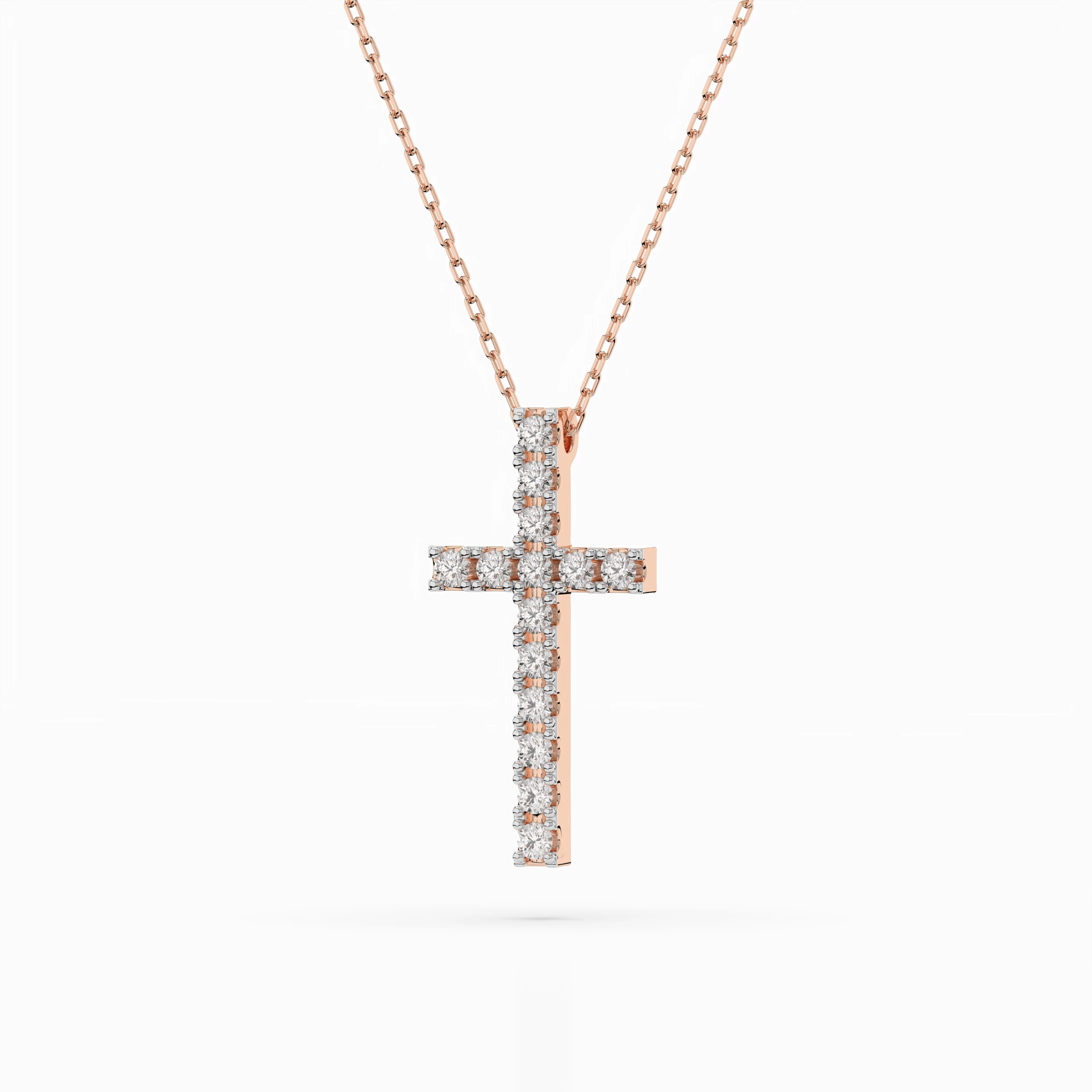 Кольє Мінімалізм 0.2 ct — 104-10025 - Зображення 8