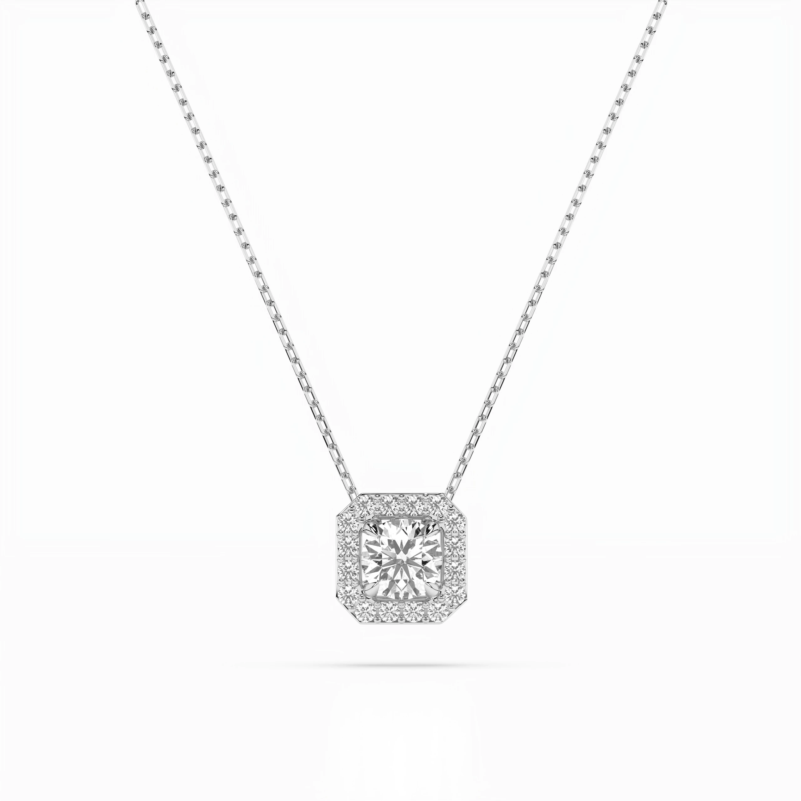 Кольє Солітер Вічність 0.2 ct — 104-10042(3.7)