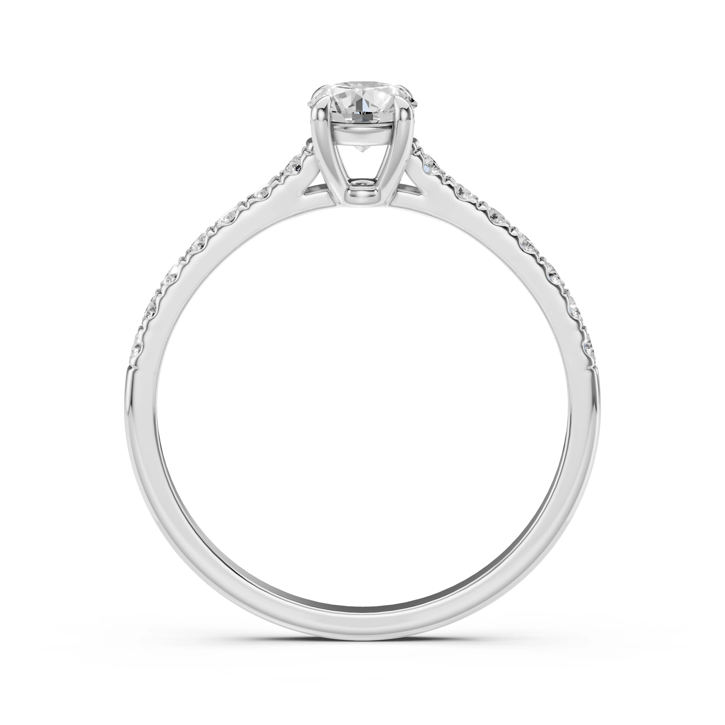 Каблучка Солітер Вічність 0.5 ct — 101-10094(5.1)