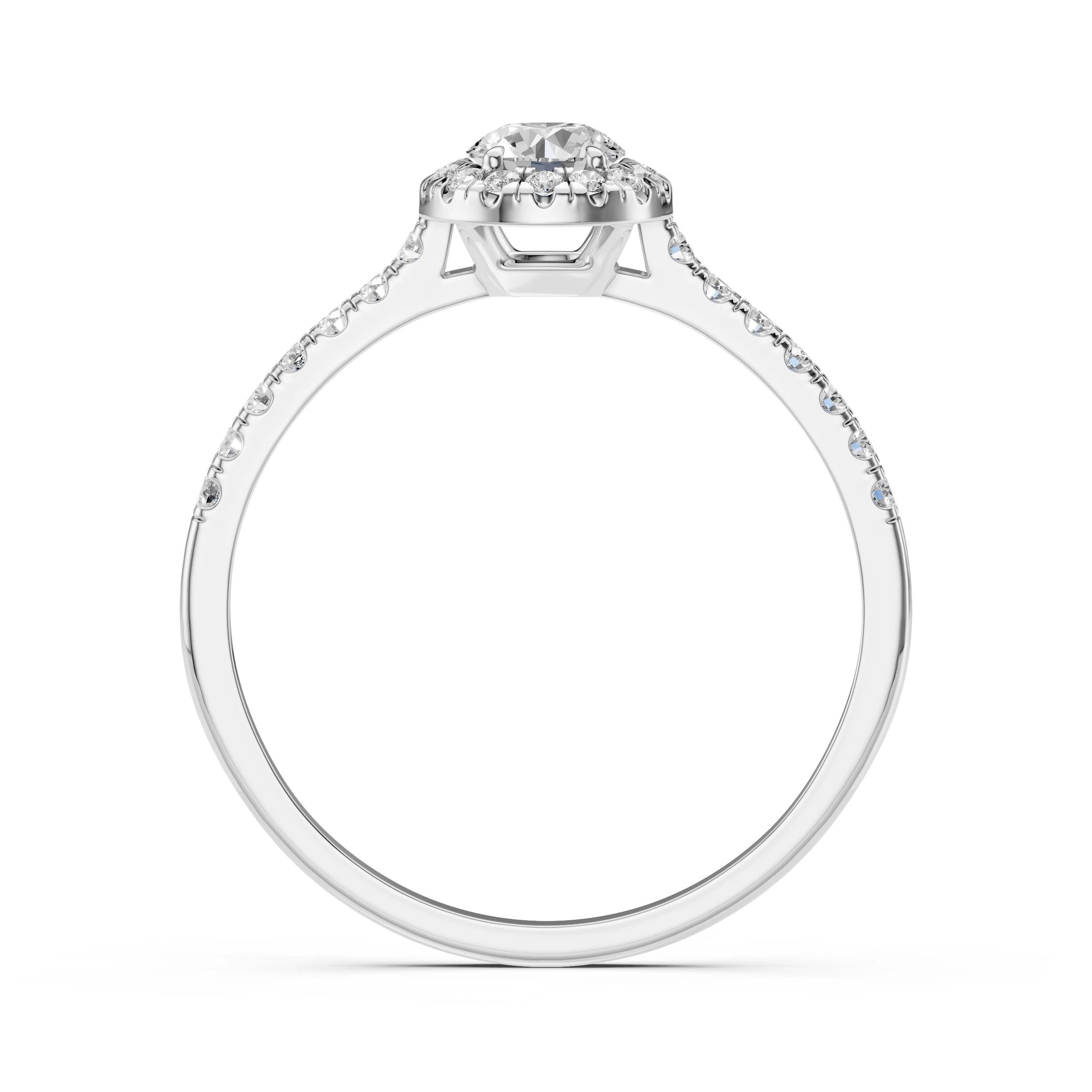 Каблучка Солітер Вічність 0.35 ct — 101-10095(4.5)
