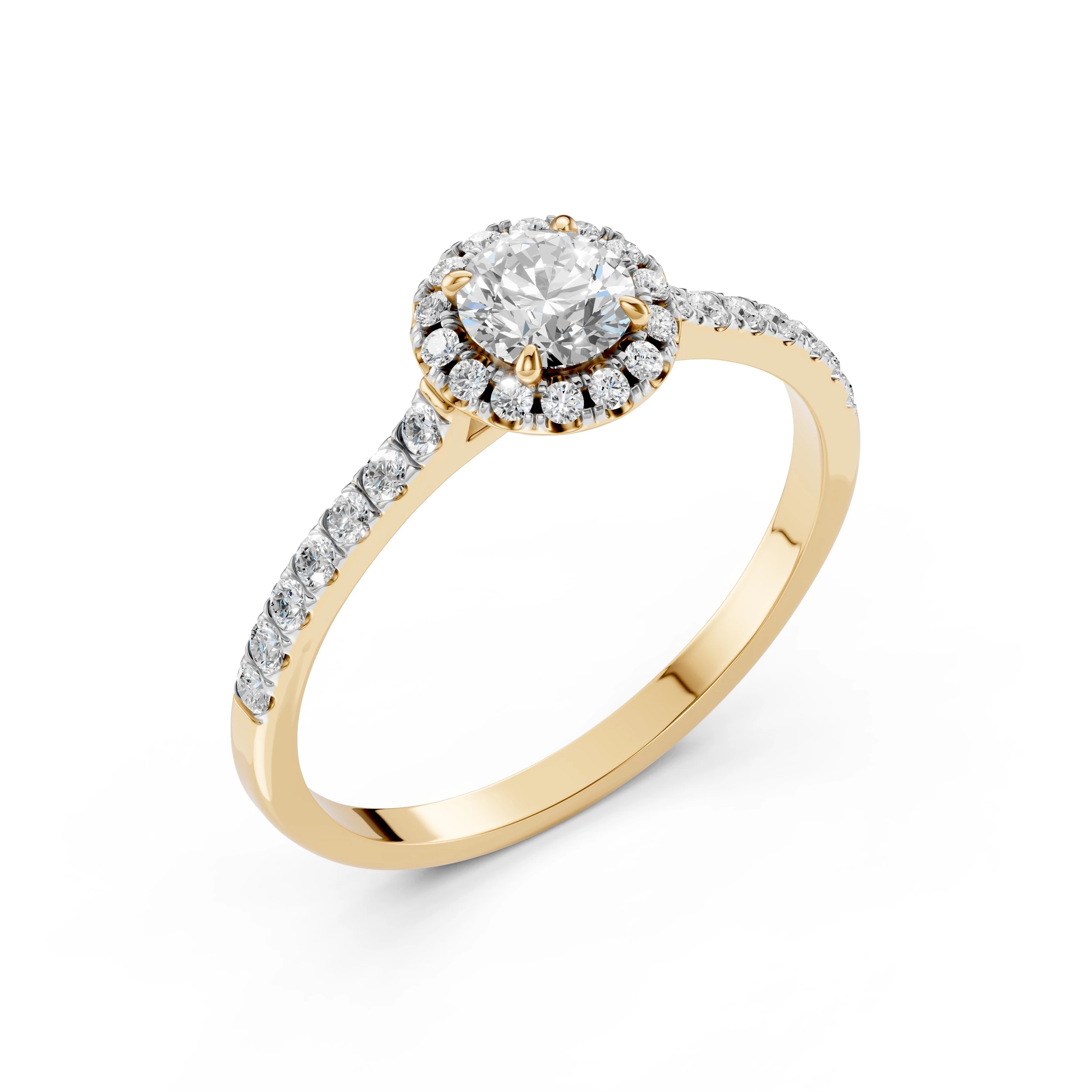 Каблучка Солітер Вічність 0.5 ct — 101-10095(5.1) - Зображення 3