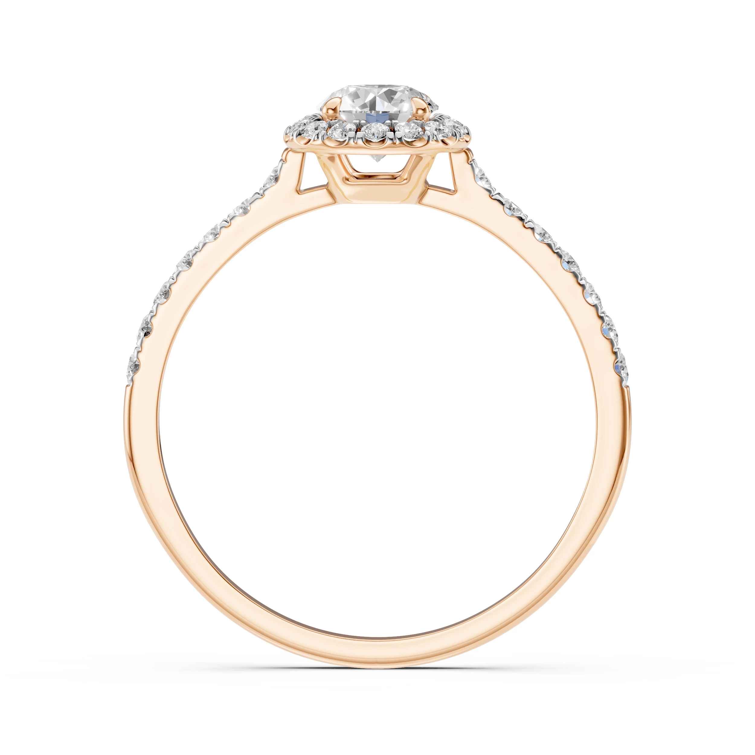 Каблучка Солітер Вічність 0.5 ct — 101-10095(5.1) - Зображення 7