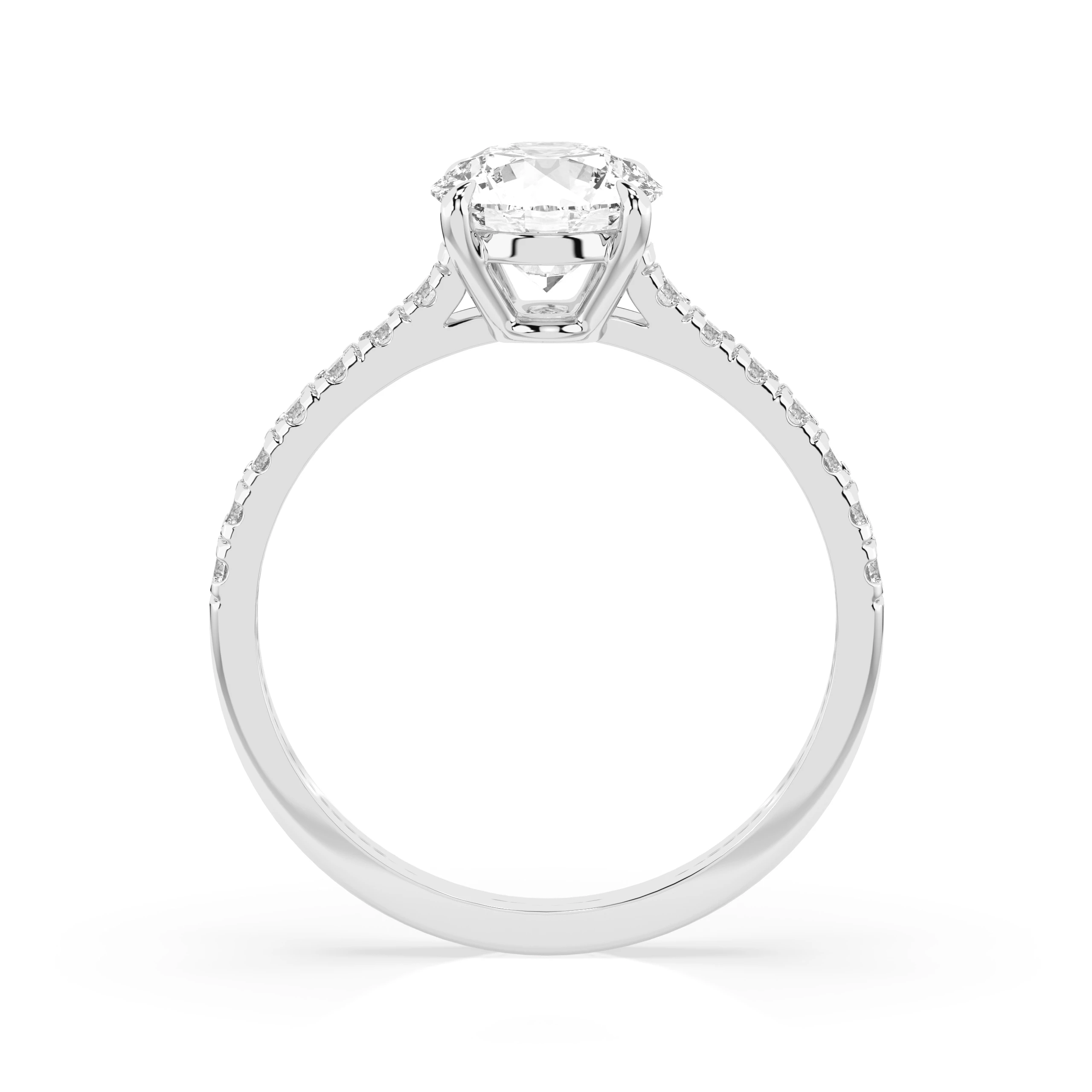 Каблучка Солітер Вічність 0.7 ct — 101-10094(5.7)