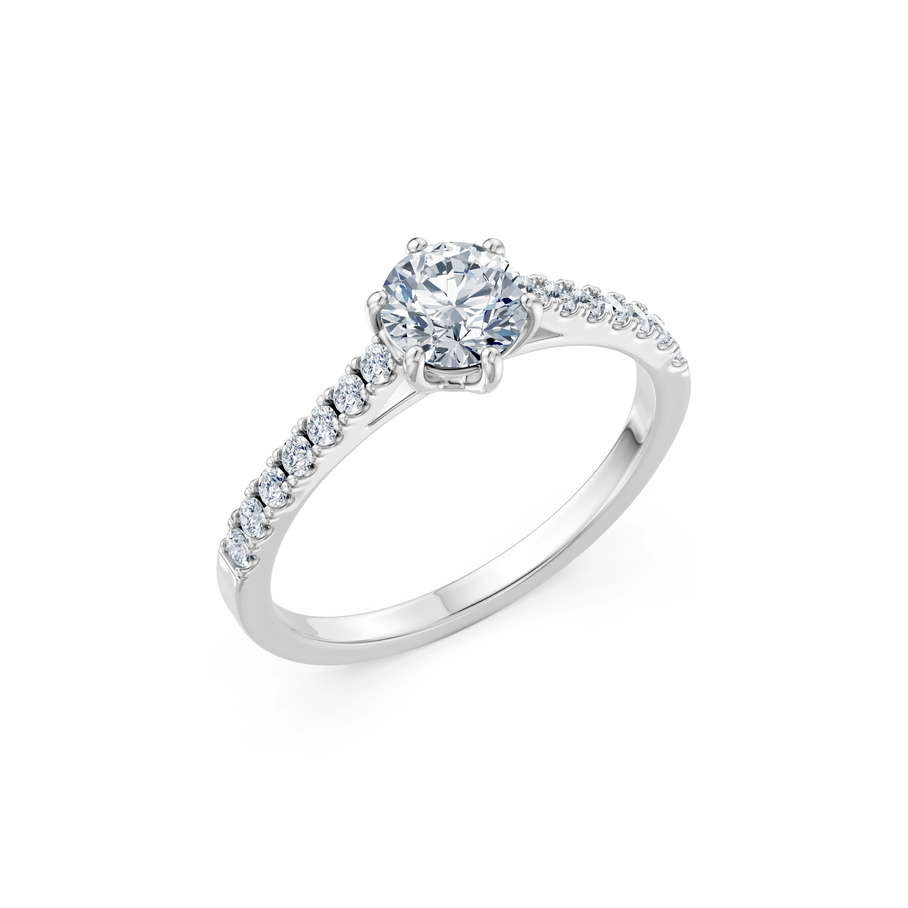 Каблучка Солітер Вічність 0.7 ct — 101-10093(5.7)
