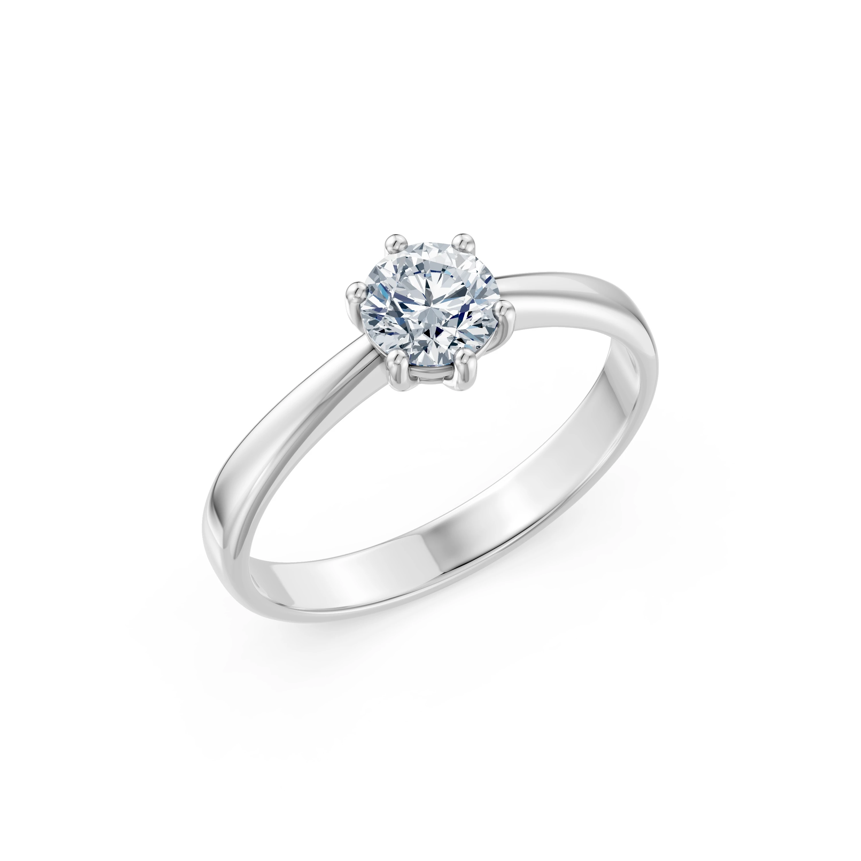 Каблучка Солітер 0.7 ct — 101-10151(5.7)