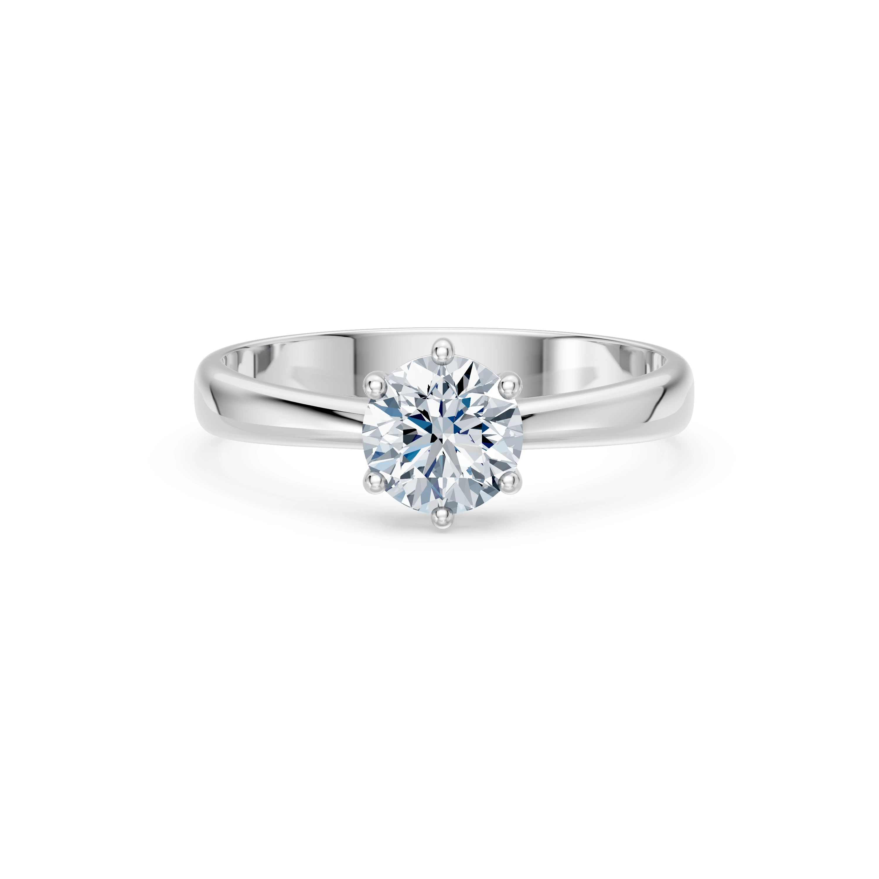 Каблучка Солітер 1.0 ct — 101-10151(6.5) - Зображення 3