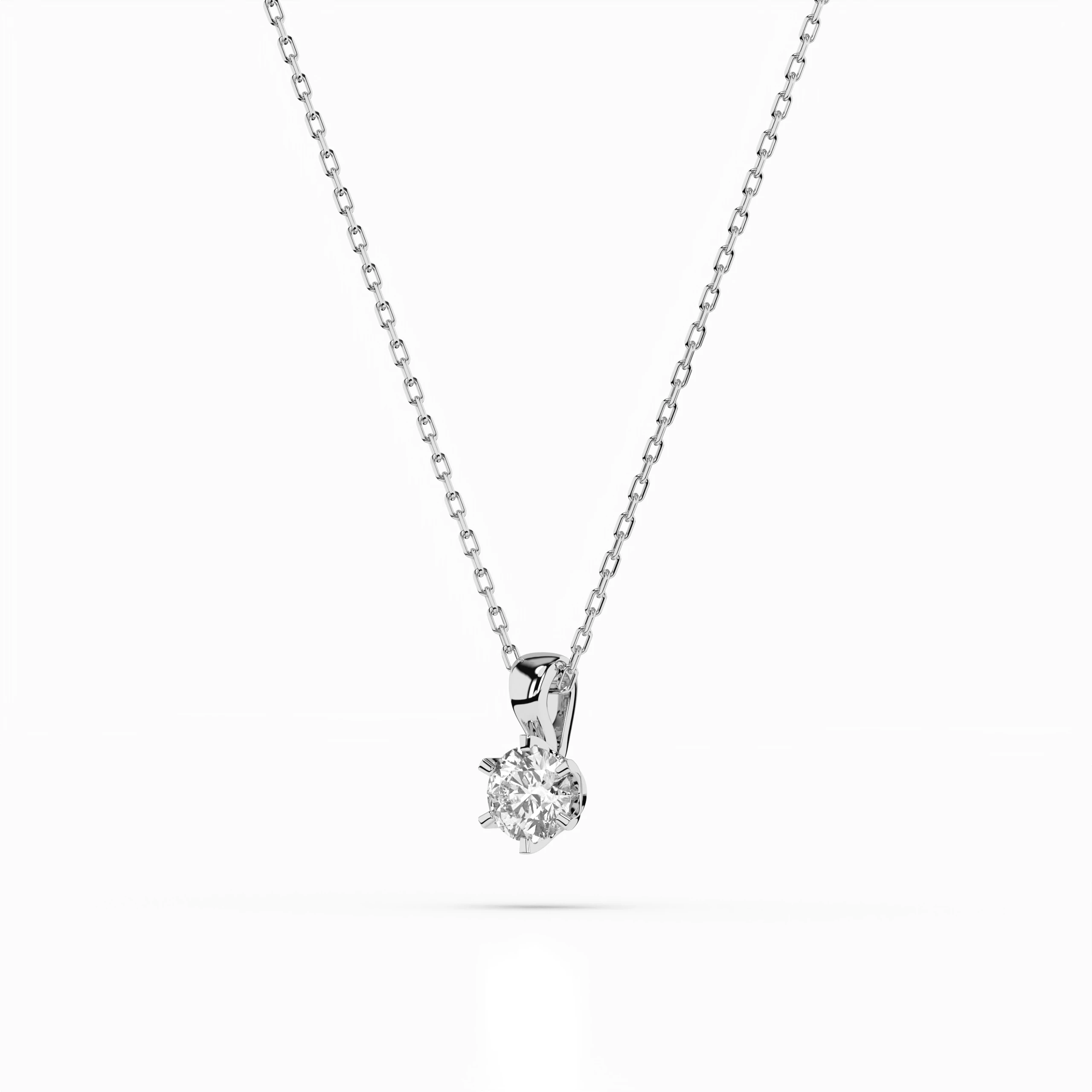 Кольє Солітер 0.3 ct — 104-10004(4.2)