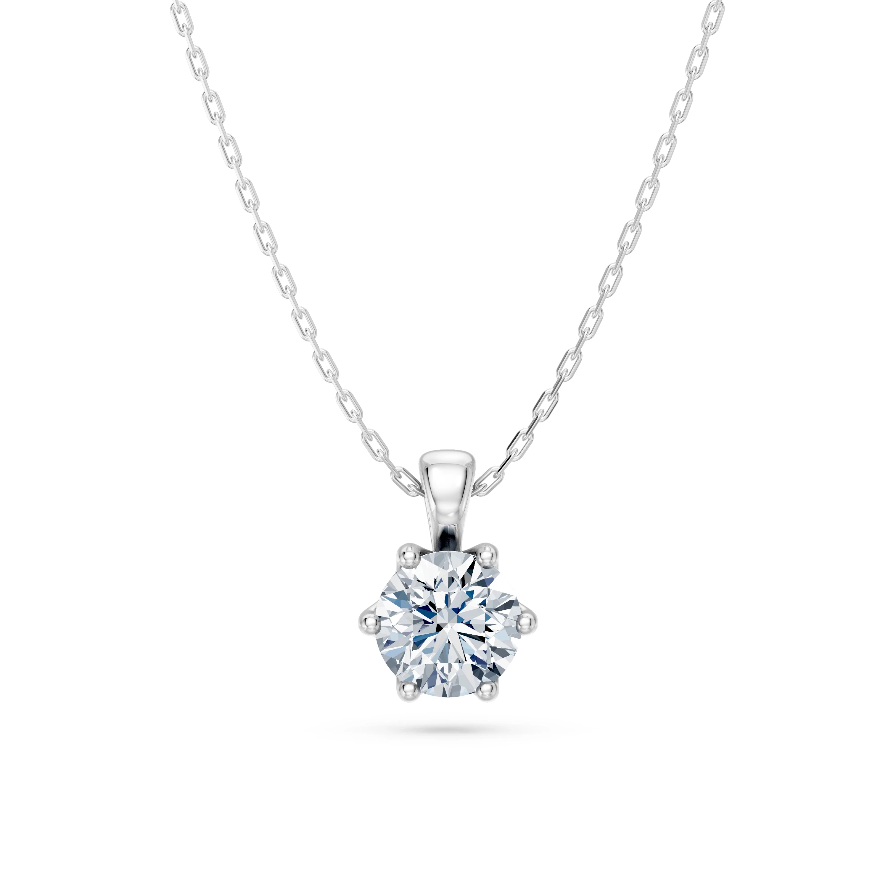 Кольє Солітер 0.7 ct — 104-10004(5.7)